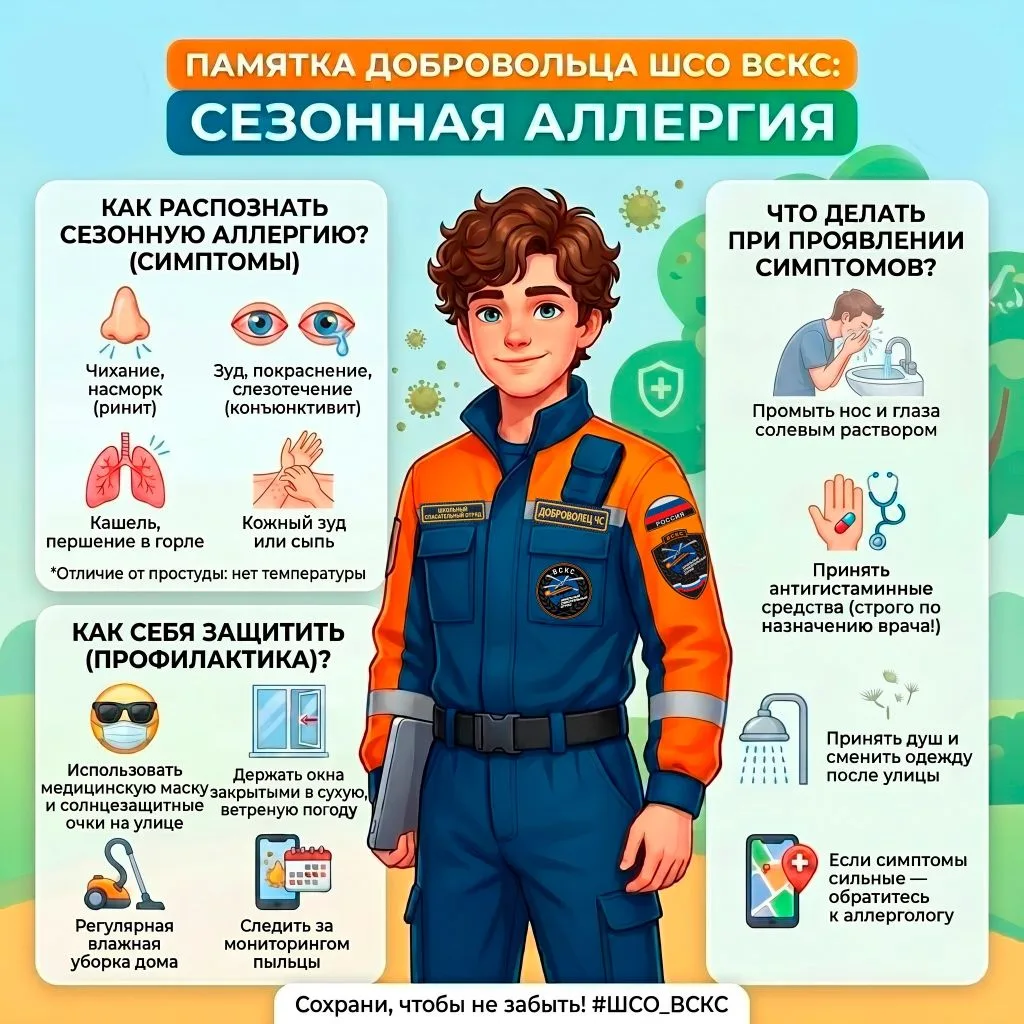 🚁 Как вести себя при сезонной аллергии