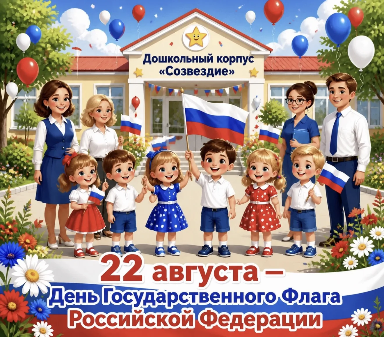 🇷🇺22 августа наша страна отмечает День Государственного флага 🇷🇺— праздник, который...