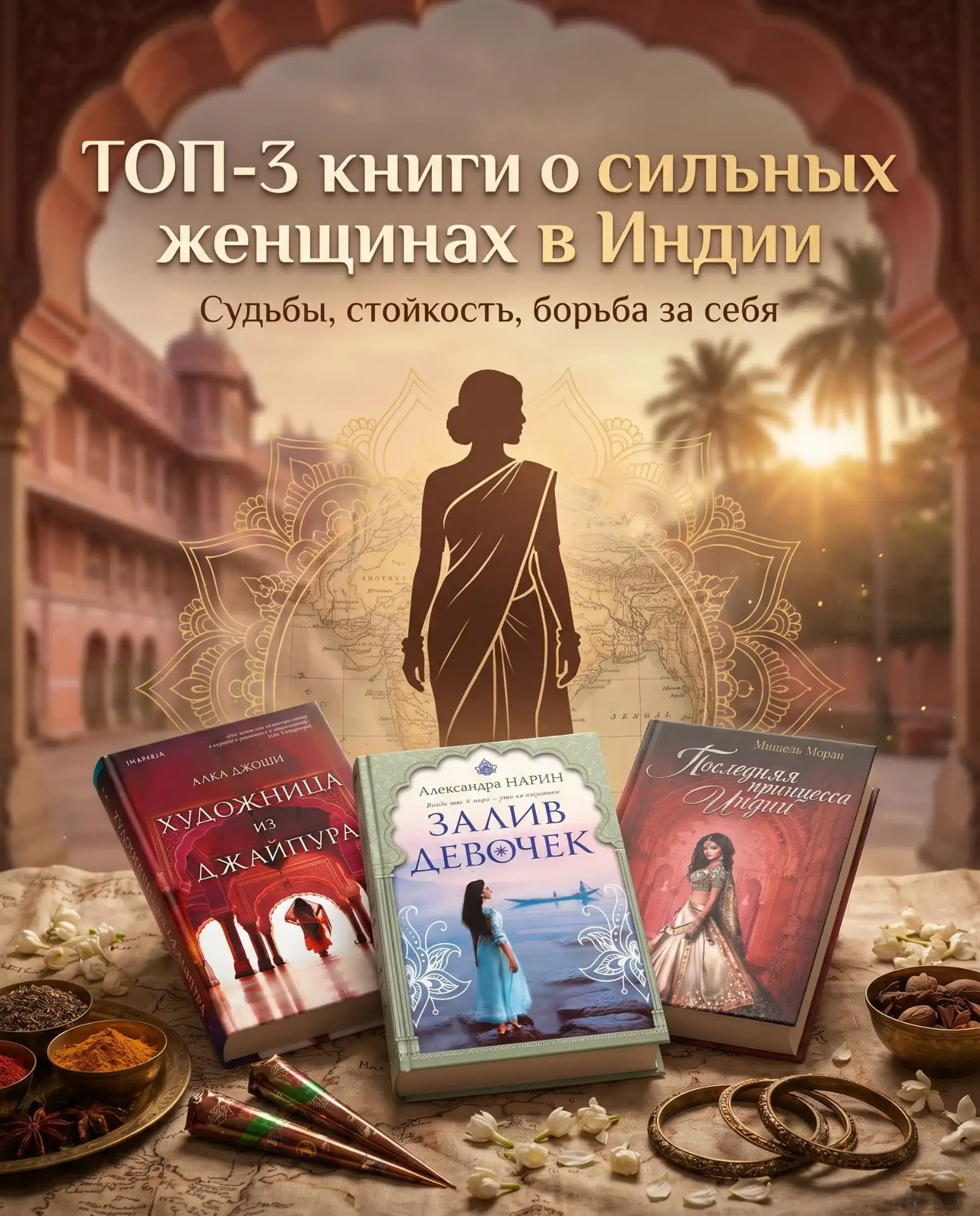 Британская корона, пряные ароматы рынков, величественные дворцы махараджей и бесправные судьбы, скры