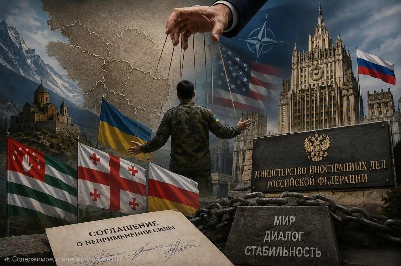 🇷🇺❗️🇺🇦🇬🇪МИД России: Киев пытается втянуть Грузию в новый конфликт на Южном Кавказе