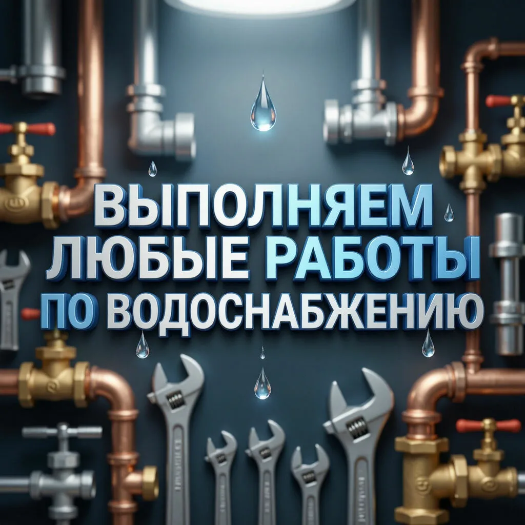 ‼️Выполняем любые работы по водоснабжению:

🔸ремонт, замена и монтаж водопровода;

🔸установка и за