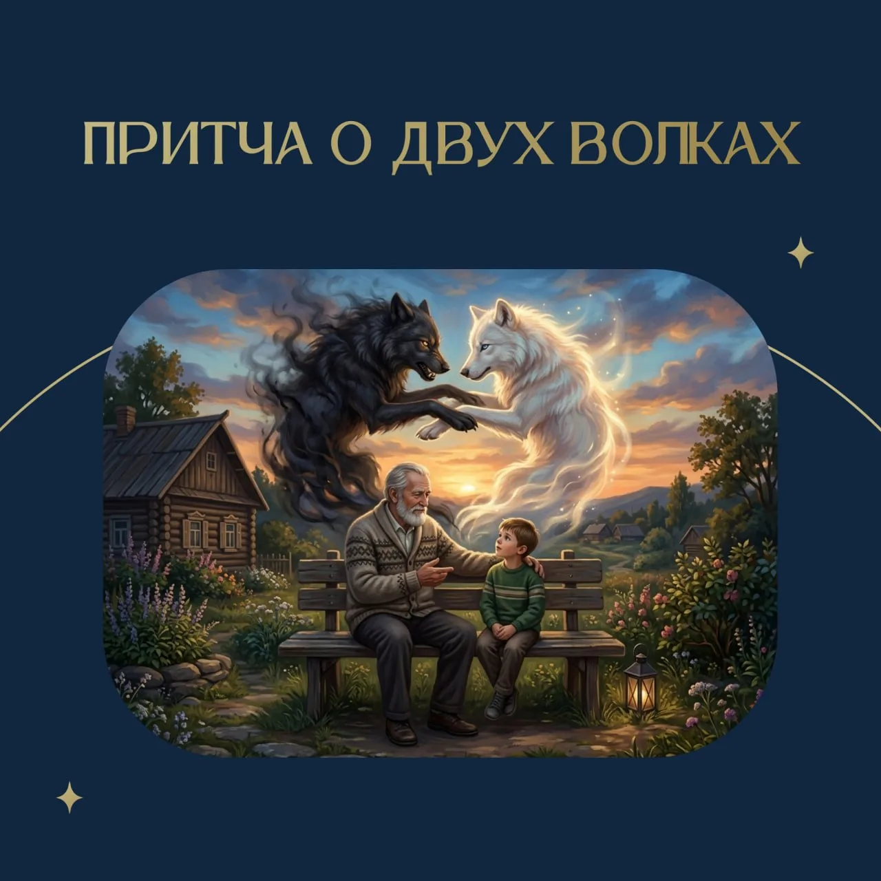 📖 Притча о двух волках