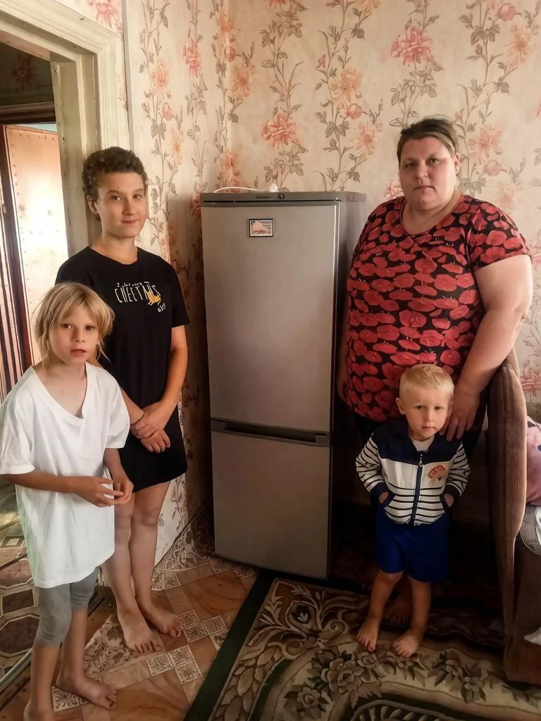 🔥 «Когда помощь приходит вовремя»: холодильник для многодетной семьи