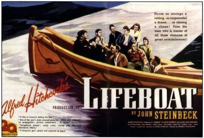 СПАСАТЕЛЬНАЯ ШЛЮПКА (реж. А. Хичкок), 1944.