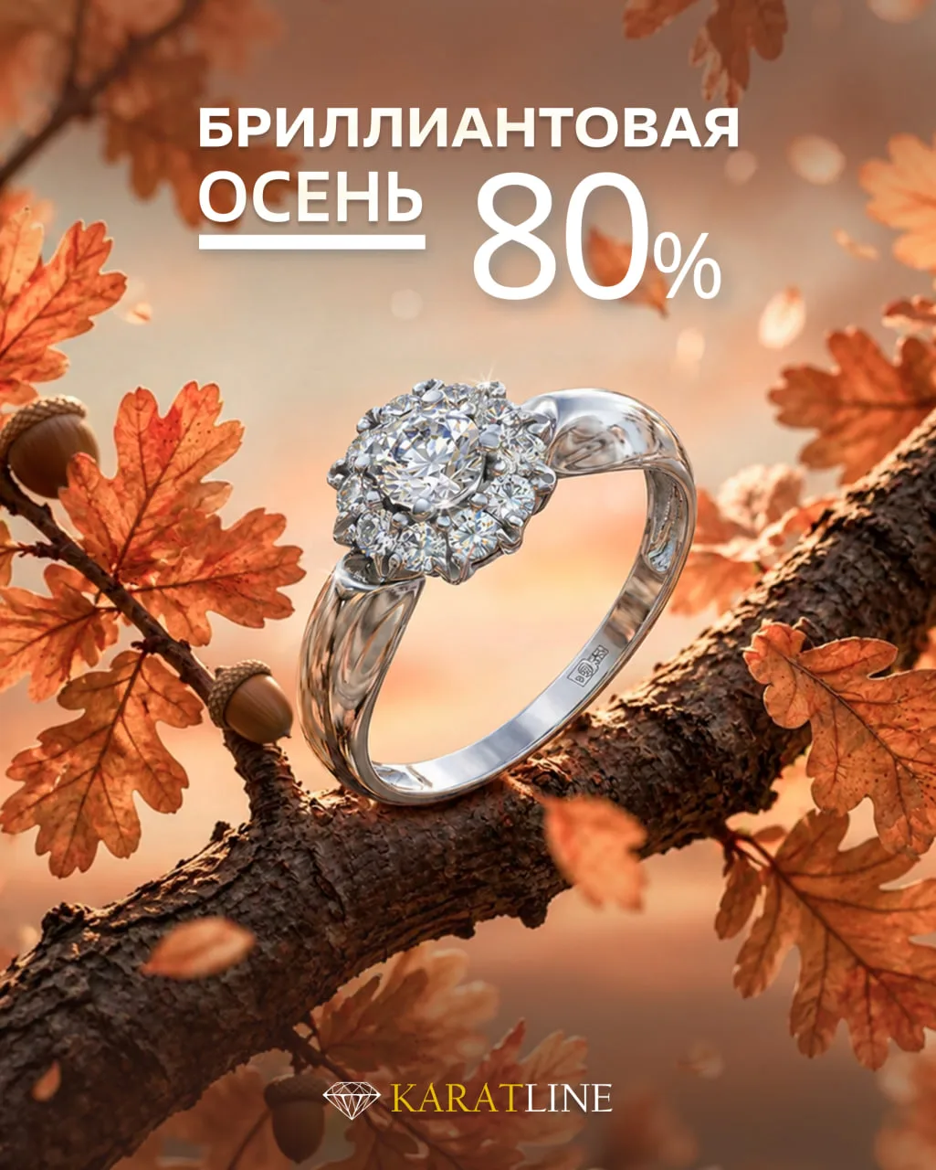 Бриллиантовая осень — скидка 80%!