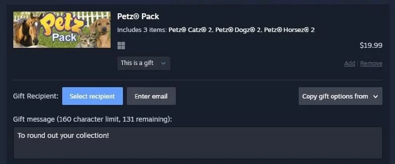 Steam изменил правила отправки подарков между регионами.