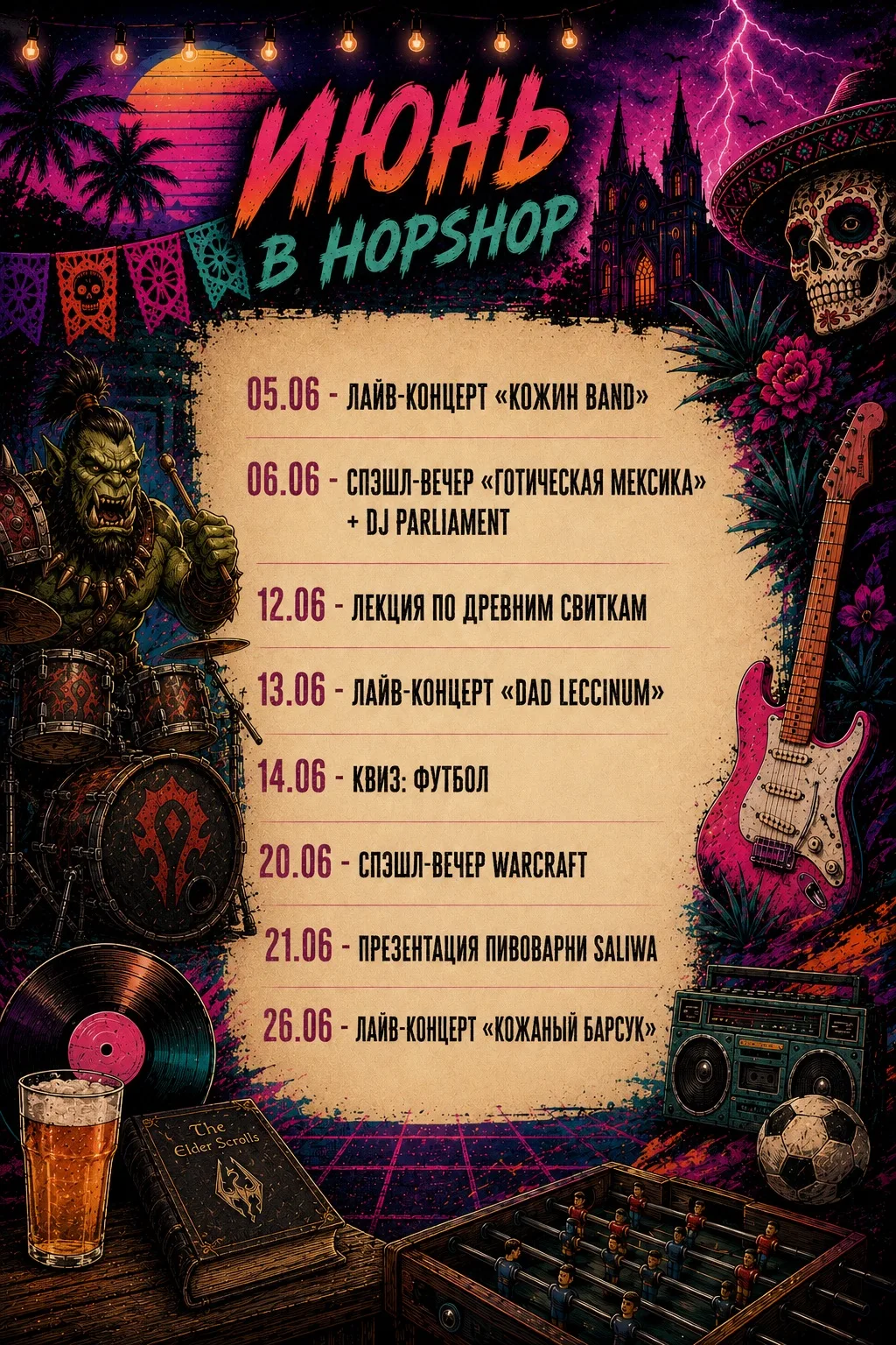 🏝 ИЮНЬ В HOPSHOP