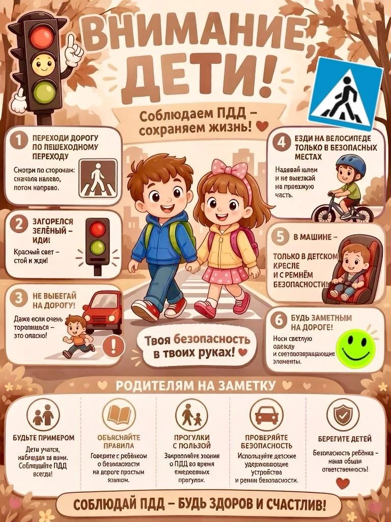 🚦 Внимание, дети!