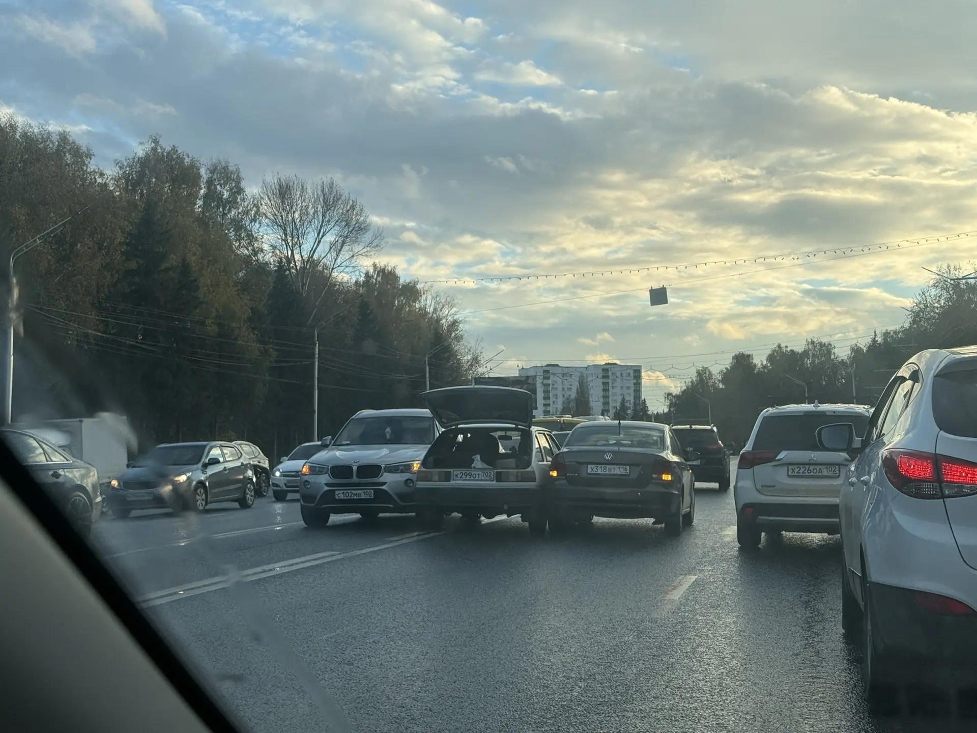 Авария напротив гаи
