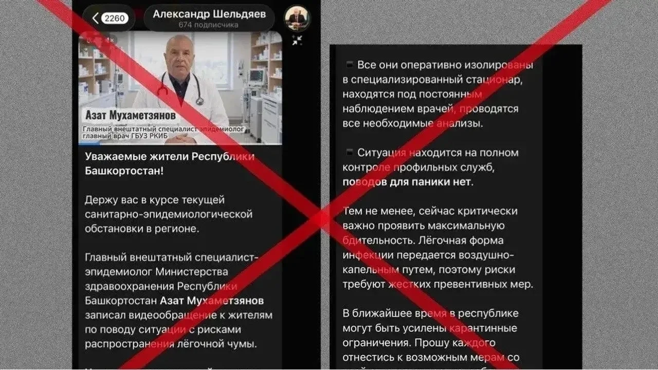 В Башкирии опровергли фейк о вспышке чумы