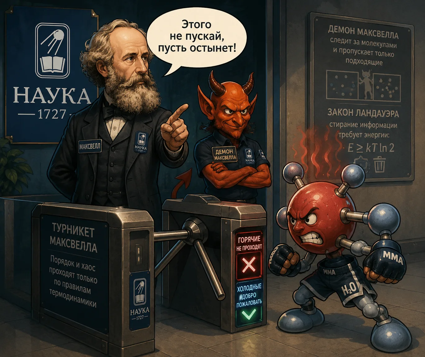 Демон Максвелла: мысленный эксперимент, из которого вырос квантовый компьютер
 
В день рождения одно