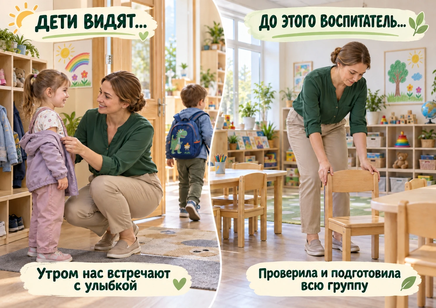 ⏰ ЧТО ДЕЛАЕТ ВОСПИТАТЕЛЬ, ЧЕГО ДЕТИ НЕ ЗАМЕЧАЮТ?