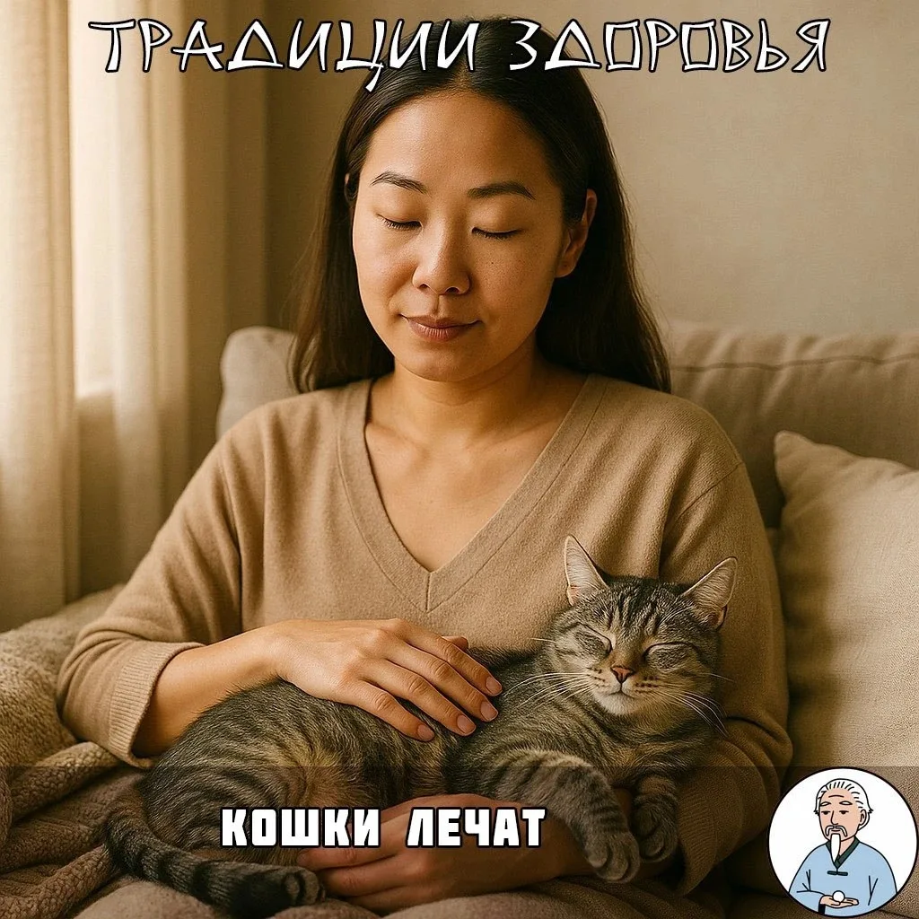 🐾 Терапия мурчанием: как кошки помогают нашему здоровью