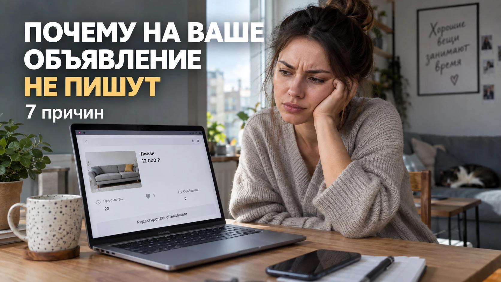 **ПОЧЕМУ НА ВАШЕ ОБЪЯВЛЕНИЕ НЕ ПИШУТ - 7 ПРИЧИН**