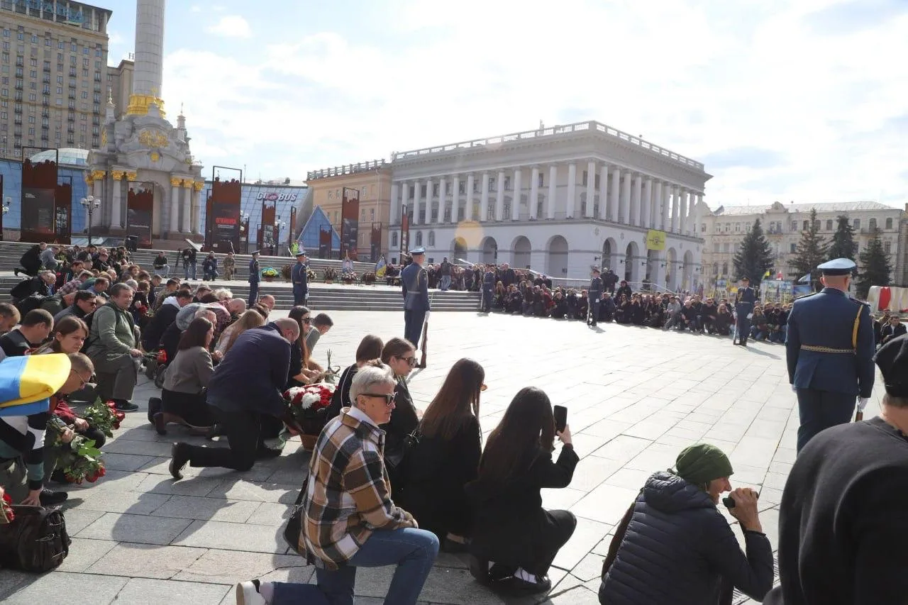 🔴 Нерабы в свойственной себе манере сегодня хоронили недавно сбитого лётчика ВСУ