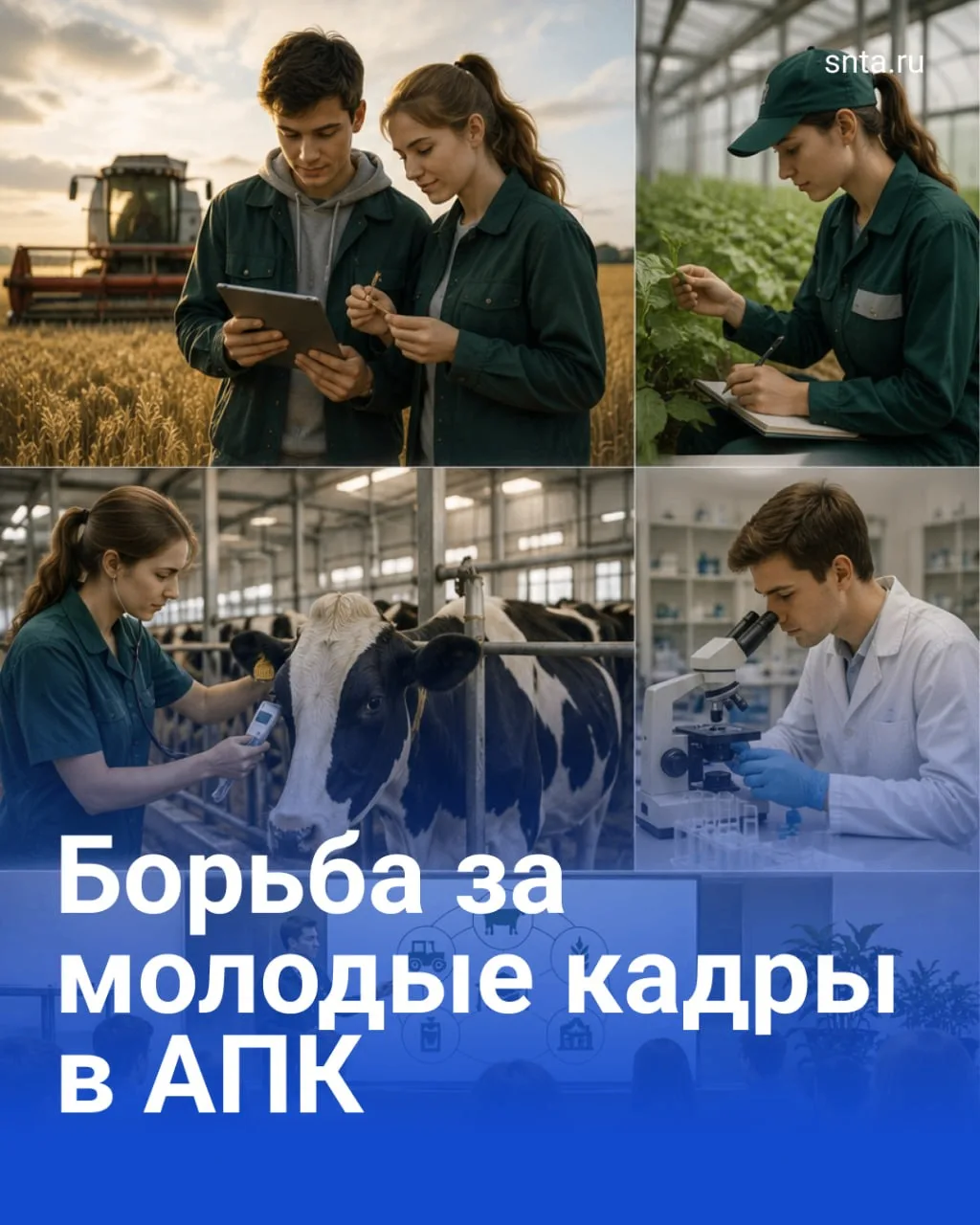 🌾 Более 67% студентов агровузов готовы работать во время учёбы