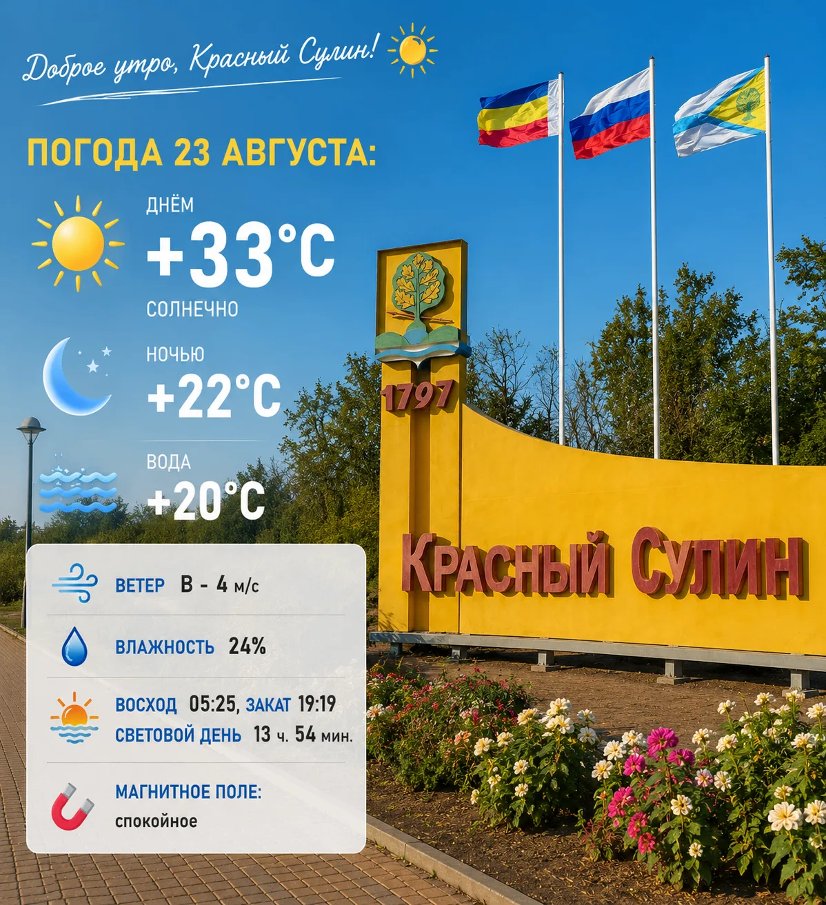 Доброе утро, Красный Сулин! ☀️