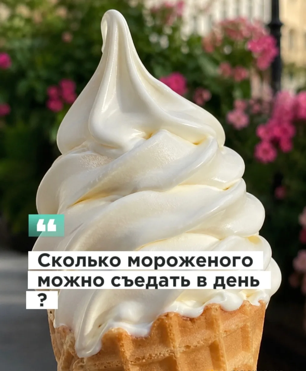 🍦Сколько мороженого безопасно съедать в день?

Можно ли есть сладкий десерт каждый день, рассказыва