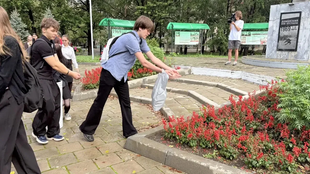 Сегодня в Лучегорске прошла памятная акция «Капля жизни» 🕊
