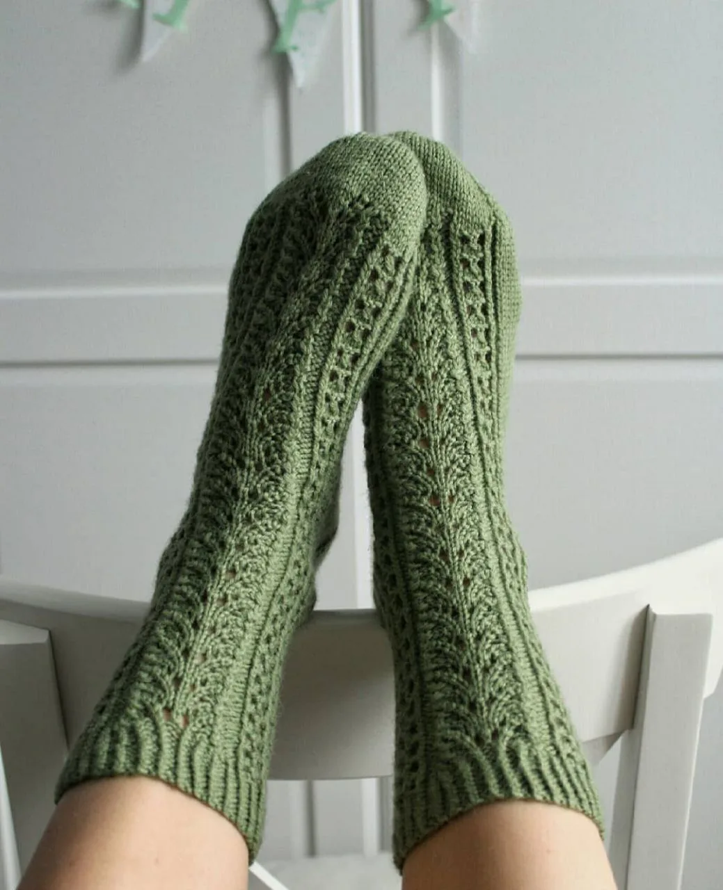 Носочки. Схема узора🧶