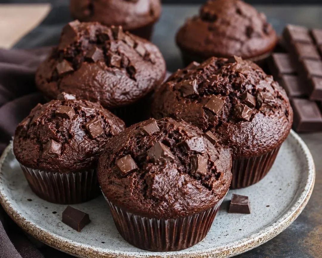 🍫 ШОКОЛАДНЫЕ МАФФИНЫ — НЕЖНЫЕ, ВЛАЖНЫЕ И НЕВЕРОЯТНО ВКУСНЫЕ! 🧁