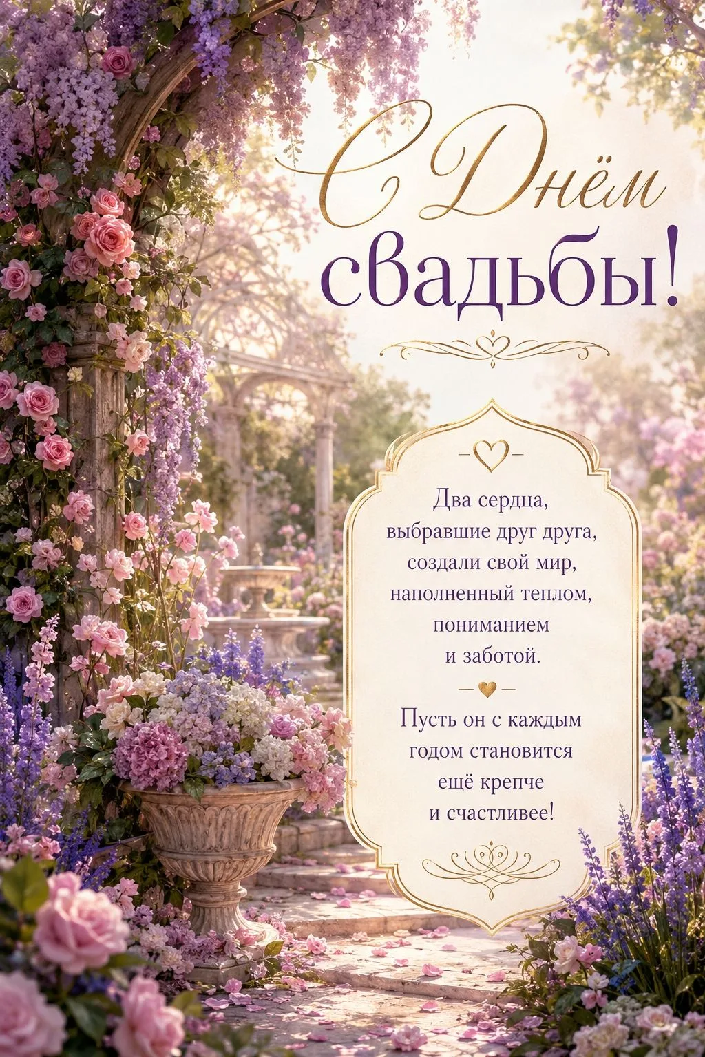 ❤️ Открытки с Днем Свадьбы