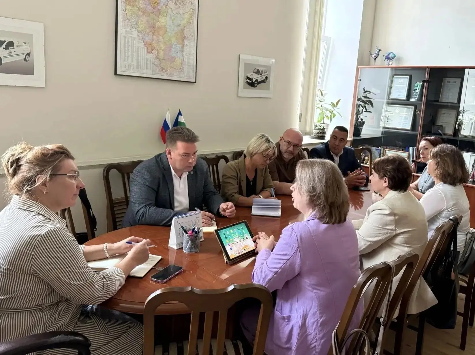 👥Делегация из Санкт-Петербурга посетила Республиканскую психиатрическую больницу.