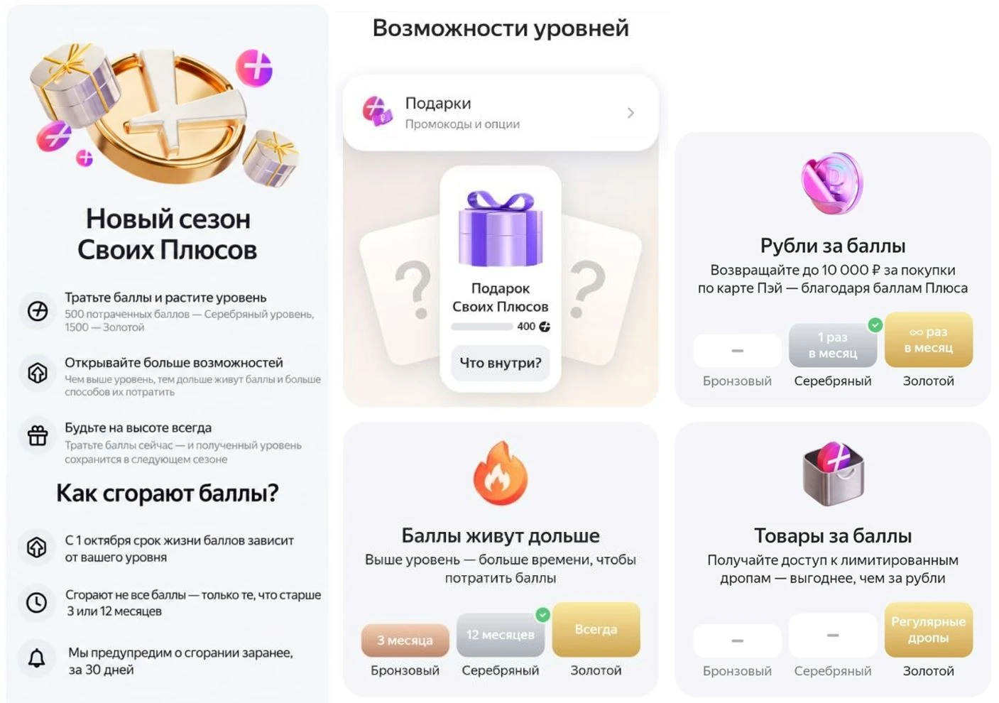 Срок жизни баллов Яндекса теперь зависит от уровня в ПЛ