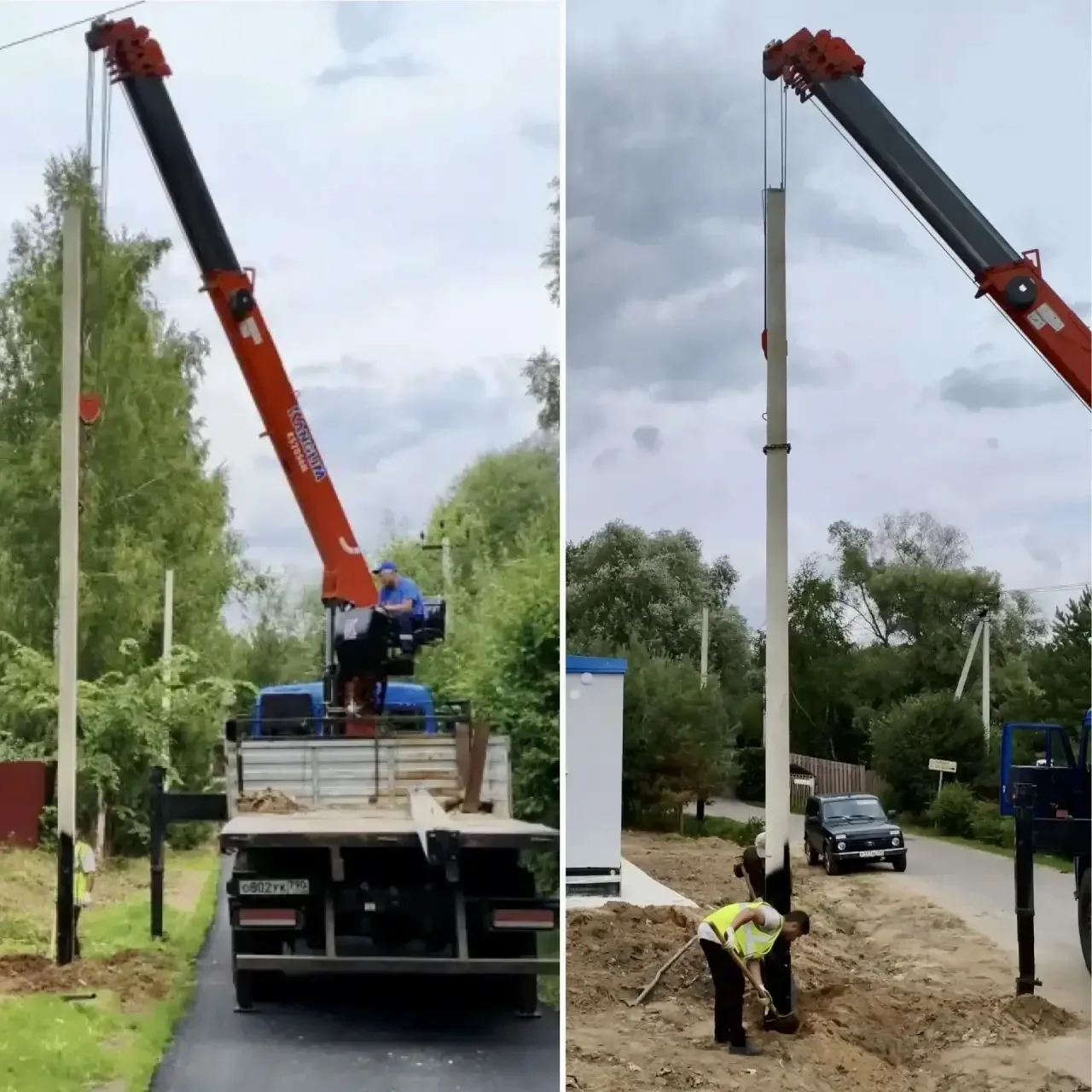 💡 В муниципальном округе Истра продолжается строительство новых линий уличного освещения.