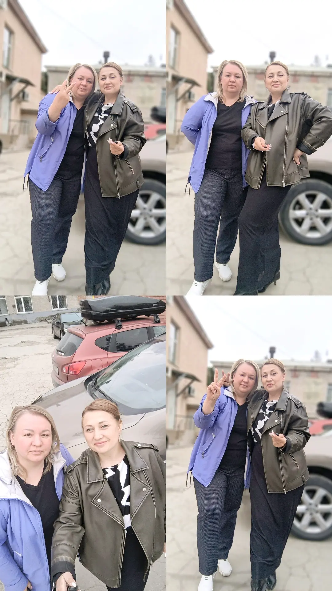 У меня появилось "фотоссесинское" настроение😂 И Оксане, не удалось от меня сбежать😂❤️...