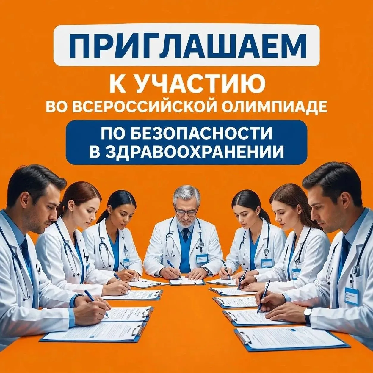 🏥 Проверьте свои знания: стартует  Всероссийская олимпиада по безопасности в здравоохр...