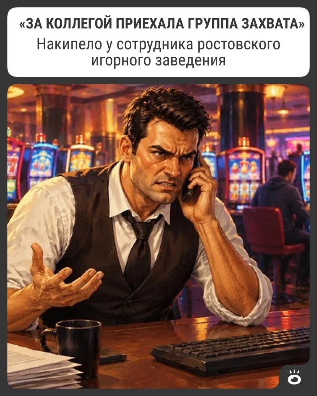 Новым героем рубрики «Накипело» стал специалист отдела продаж в ростовском игорном заве...