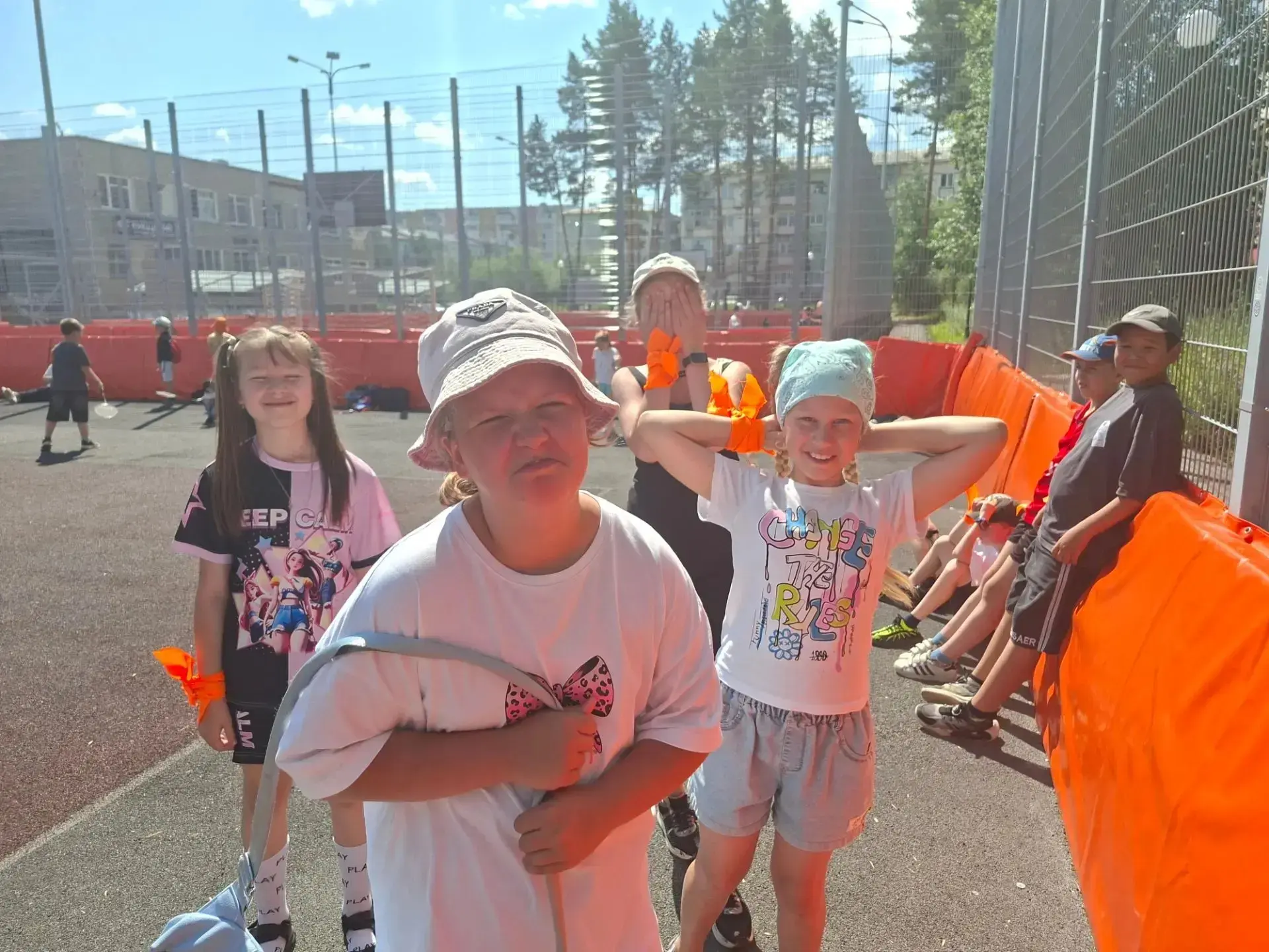 Вчера ребята из отряда "Кунчээн" ☀ играли в пионербол🏐 в рамках соревнований ("Малые олимпийские иг