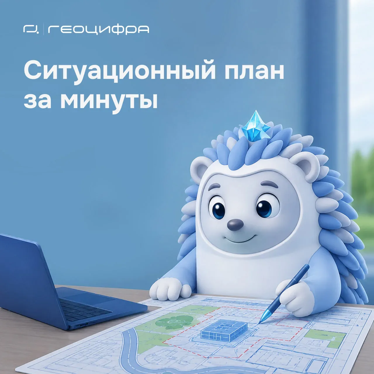 Геоцифра разработала внутренний сервис автогенерации ситуационного плана, который помог...