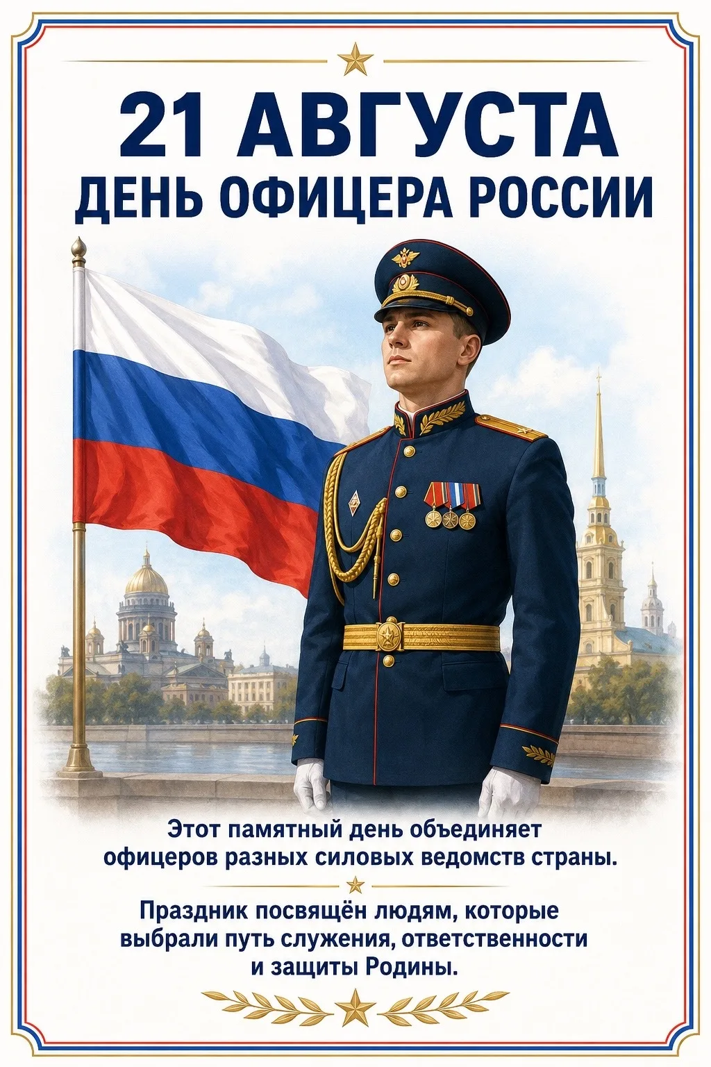 🇷🇺 21 августа — День офицера России
