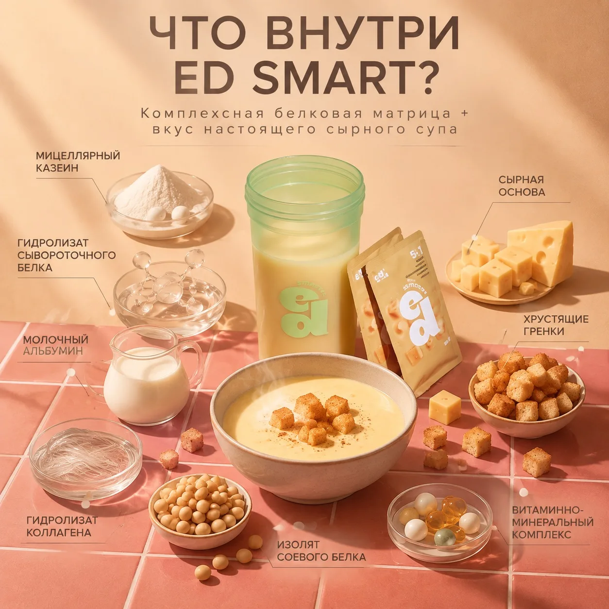 НОВИНКА ED SMART «СЫРНЫЙ СУП»: ЧТО ВНУТРИ И ЗАЧЕМ КАЖДЫЙ КОМПОНЕНТ