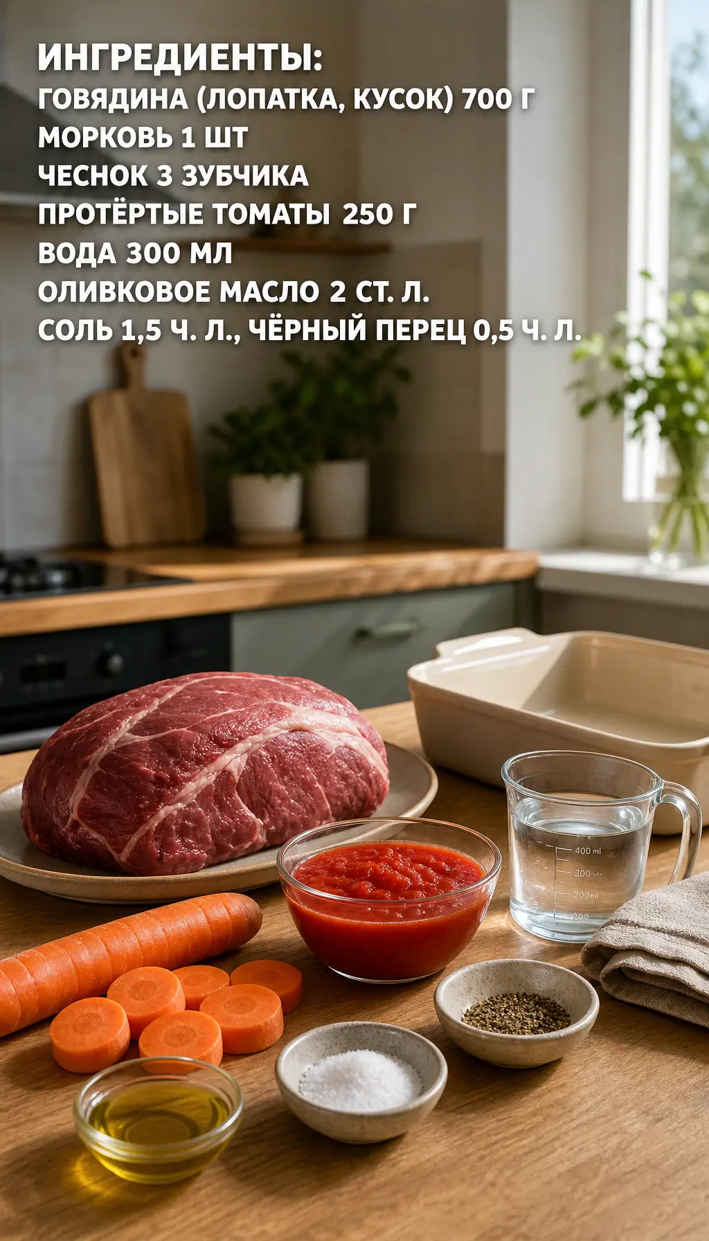 Рваная говядина в томатном соусе