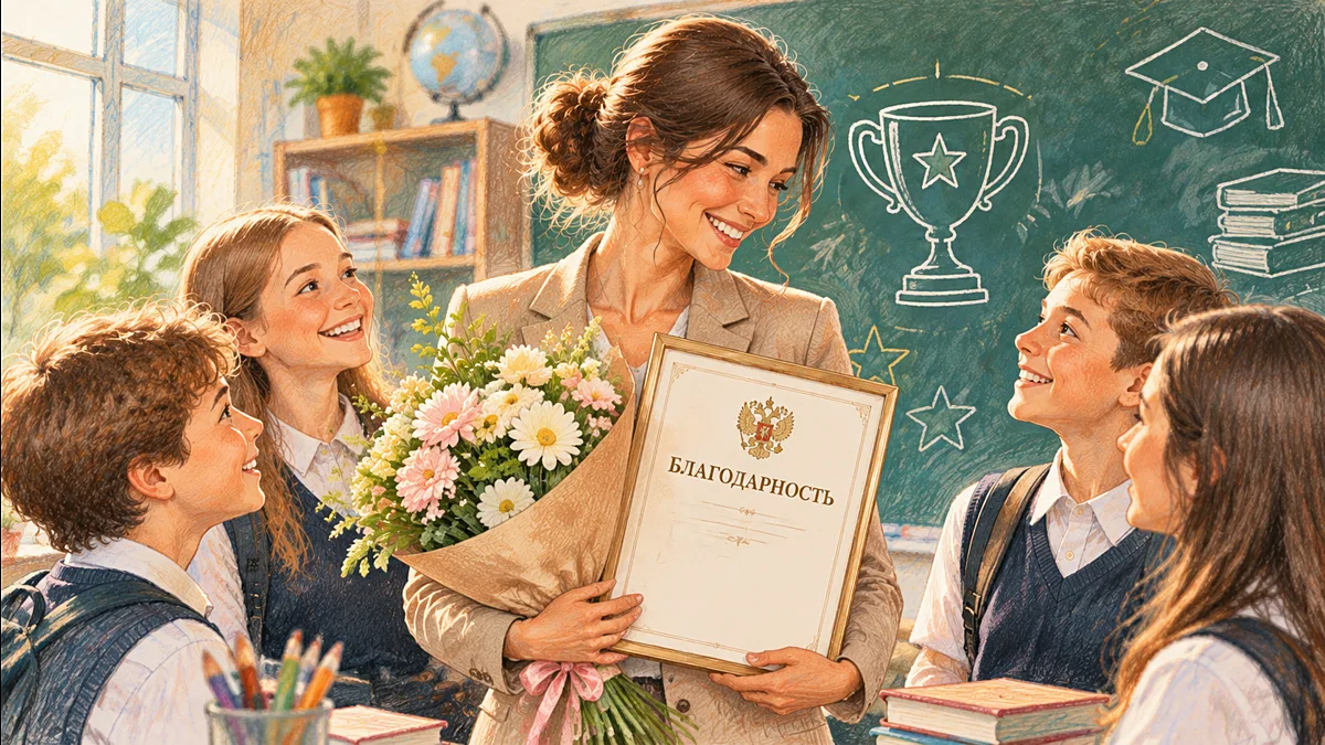 Учителей из Нового Уренгоя отметили за победы учеников 👏🏼