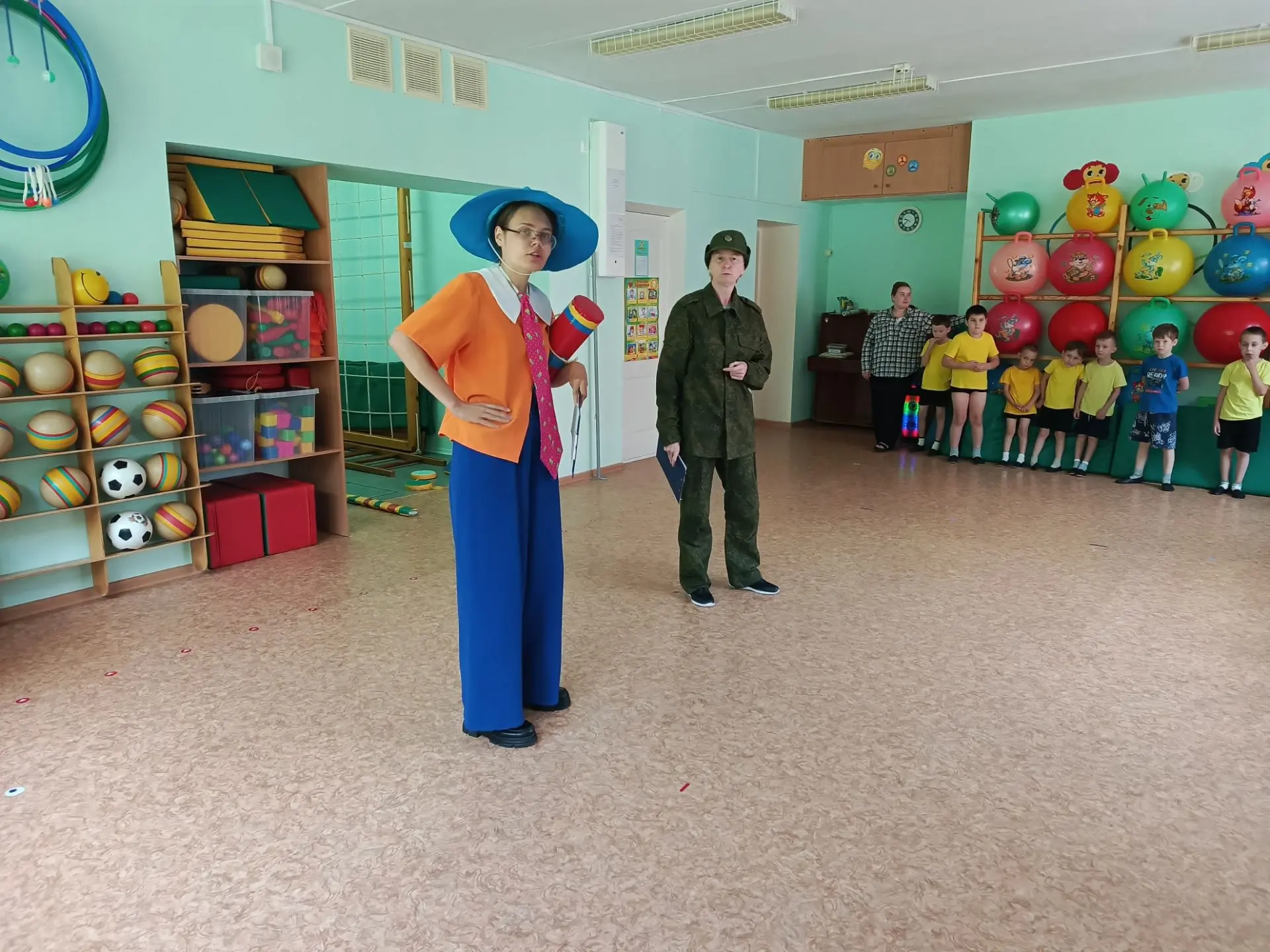 В рамках недели безопасности в нашем детском саду состоялось спортивное развлечение под названием «П