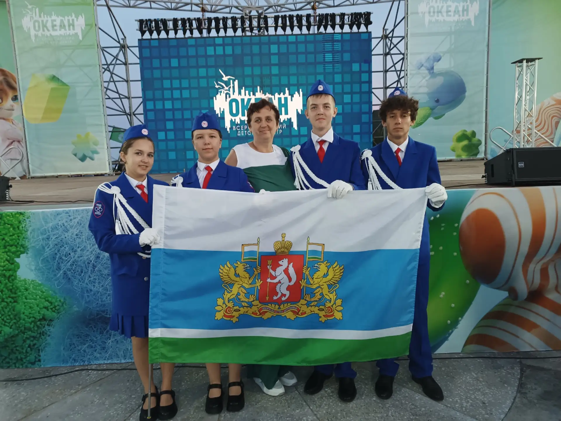 🚦Открытие XVII Всероссийского слёта-конкурса юных инспекторов движения «Дороги без опа...