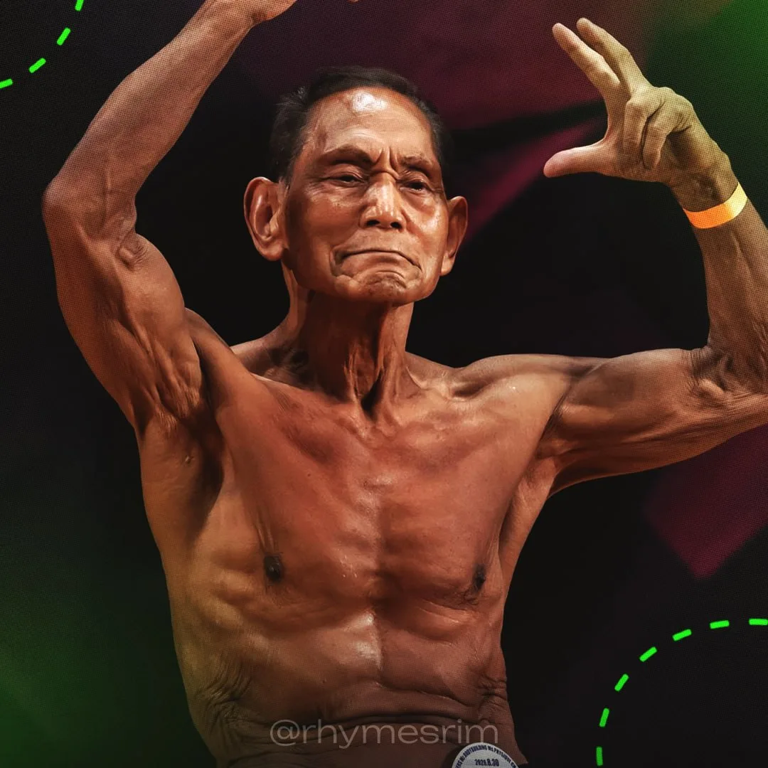 😎90-летний бодибилдер Тосисукэ Канадзава победил на чемпионате Japan Masters в Хиросиме