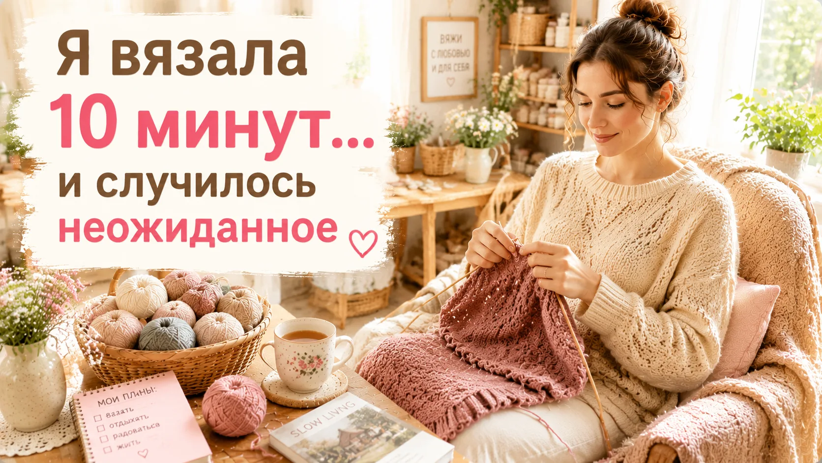 🧶 Я вязала 10 минут… и случилось неожиданное.
