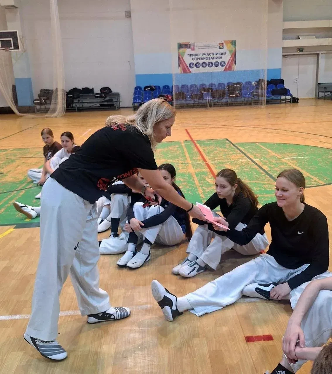 👏ПРОФОРИЕНТАЦИЯ В ДЕЙСТВИИ: СТАРШИЙ ПРЕПОДАВАТЕЛЬ НГУ ИМ.П.Ф.ЛЕСГАФТА ВСТРЕТИЛАСЬ СО СПОРТСМЕНАМИ СЕ