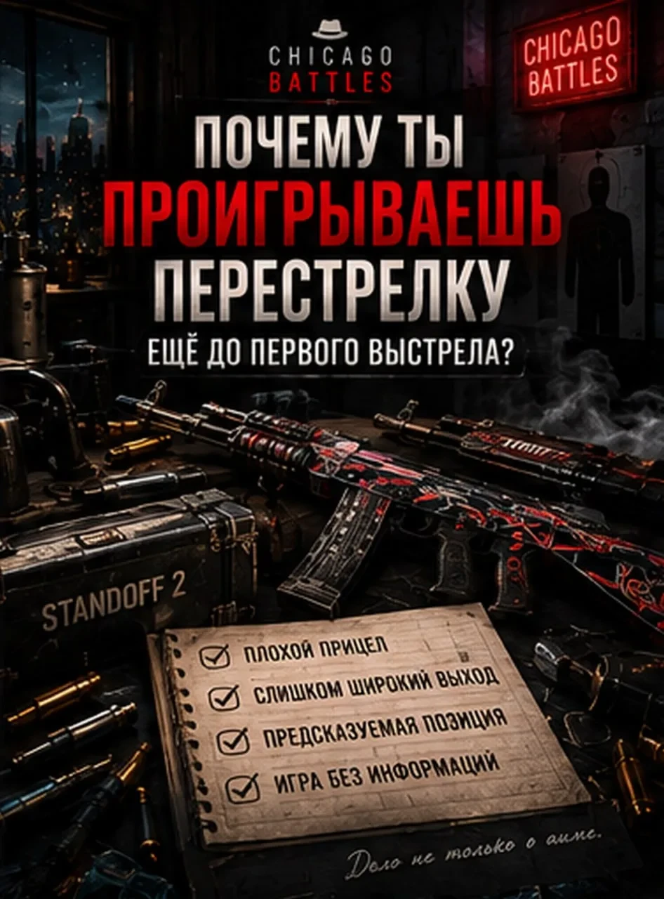 Заметил, что многие винят в проигранных дуэлях плохой аим, но на деле проблема чаще кро...