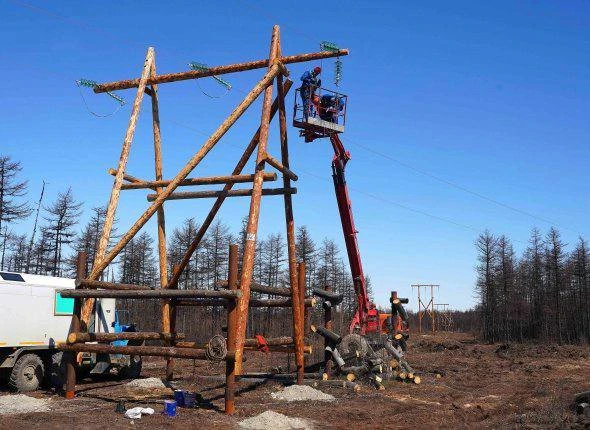 Специалисты Магаданэнерго отремонтировали 137 километров участков ЛЭП