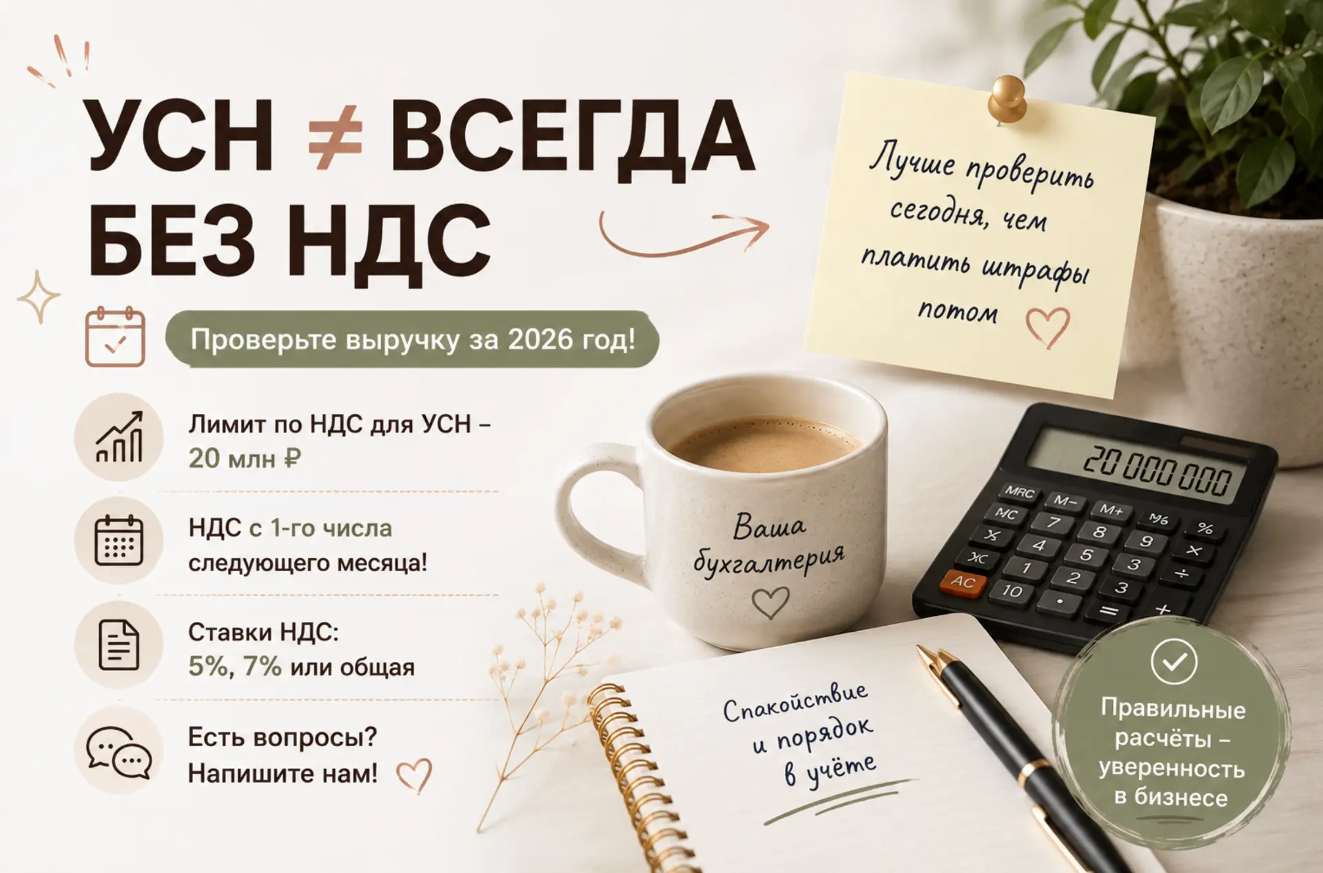 ⚠️ ИП и ООО на УСН, проверьте выручку за 2026 год