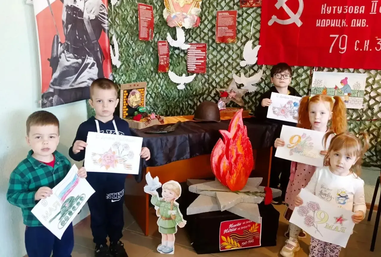 В рамках работы «Штаба Победы» в нашем детском саду прошёл конкурс детского рисунка «На...