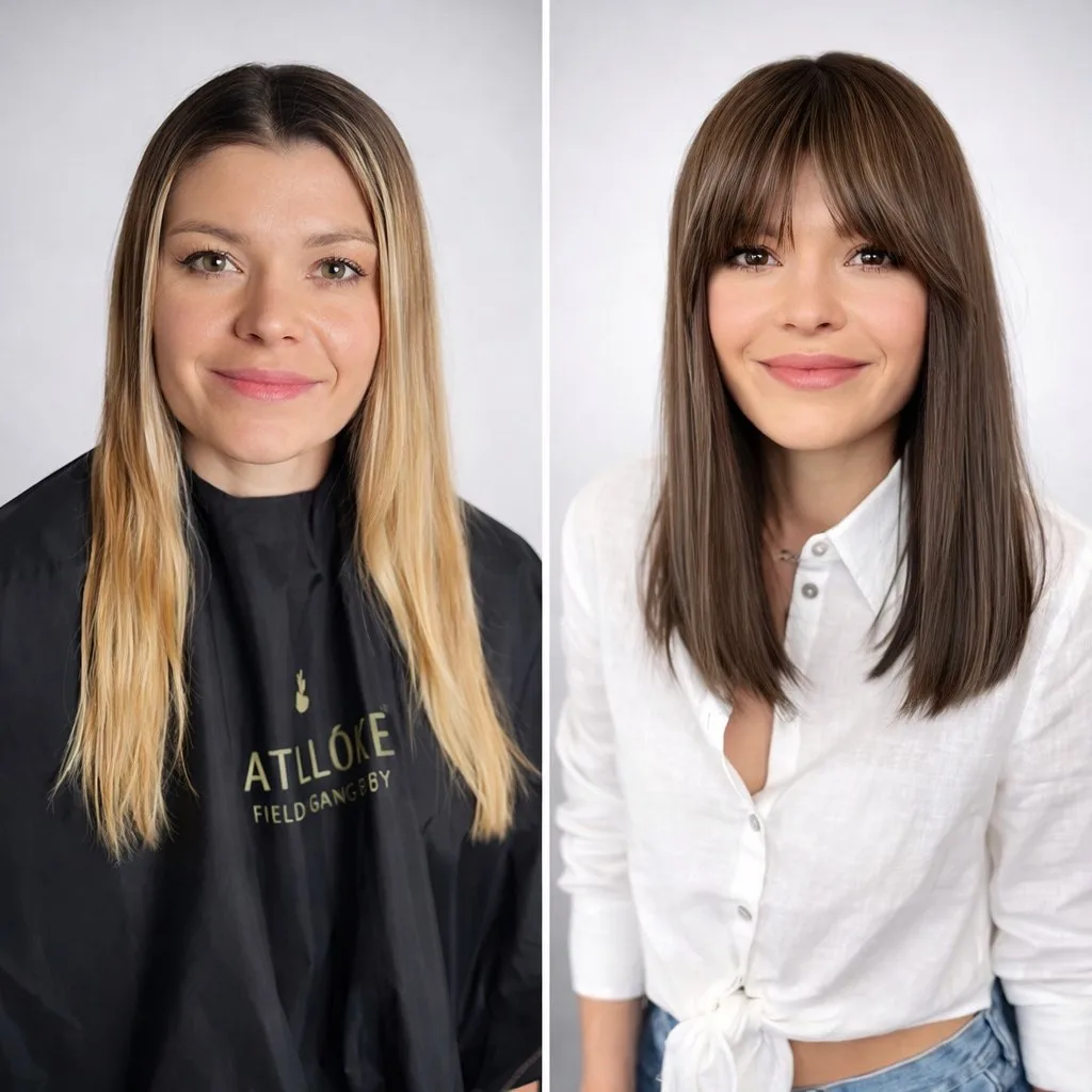 💇‍♀️Рубрика ДО/ПОСЛЕ голосуем девочки