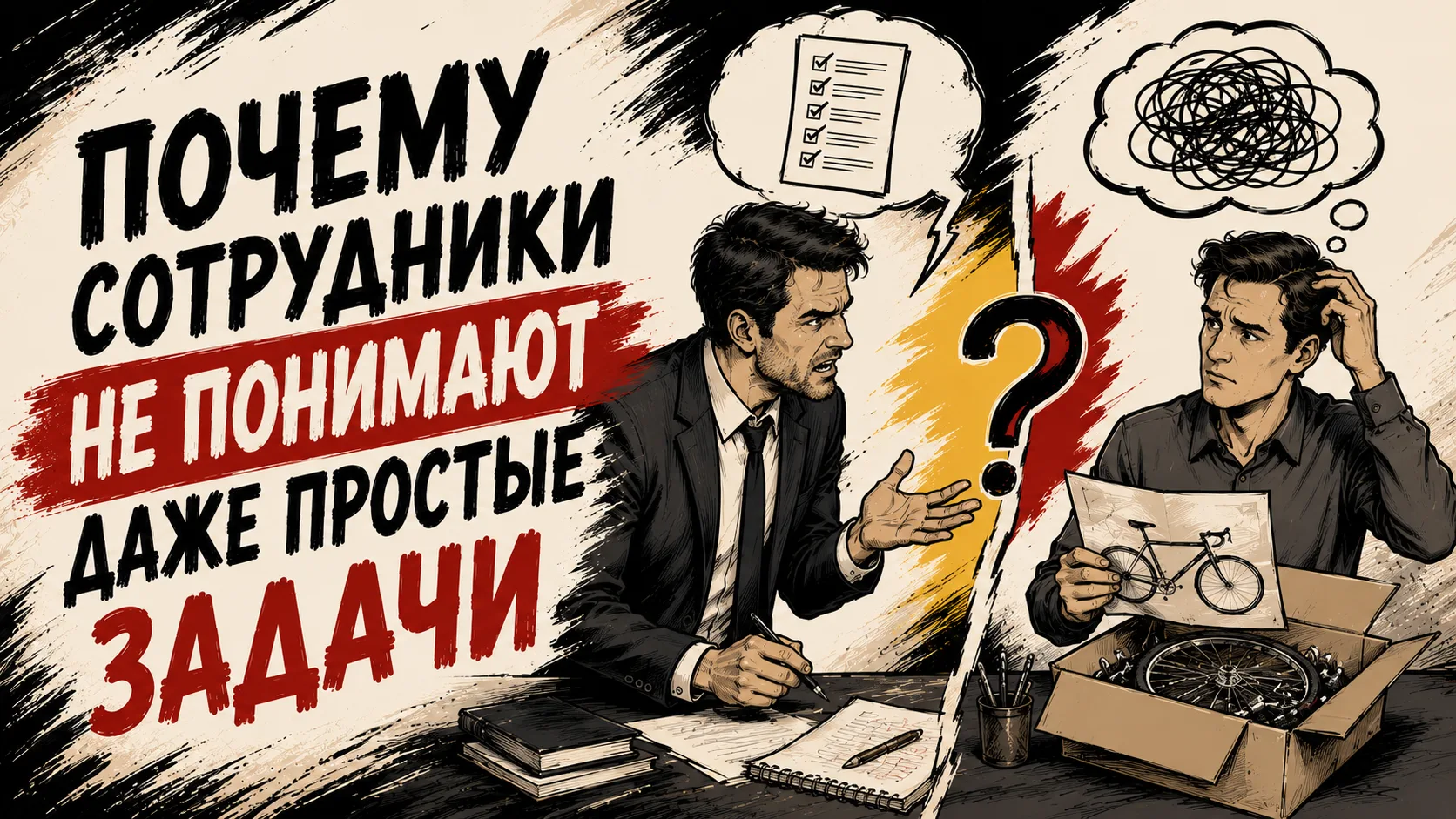Почему сотрудники не понимают даже простые задачи

👔 Руководитель уверен, что объяснил задачу макси