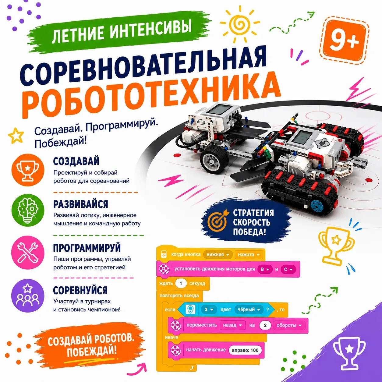 Этим летом приглашаем детей на увлекательные интенсивы: